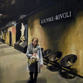 Rivoli 2019 Huile sur toile 162x130  collection privée 
