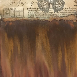 Scritto III 50 x 20 x 2 cm