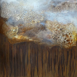 Corrosione I  80 x 80 x 4 cm 
