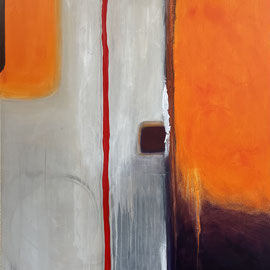 Filo Rosso II 120 x 100 x 2 cm