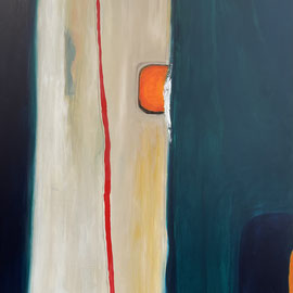 Filo Rosso III 120 x 100 x 2 cm