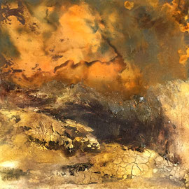 Corrosione II 80 x 80 cm x 4 - verkauft