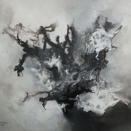 Nero bianco 60 x 70 x 2 cm