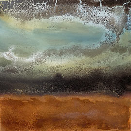 Nebbioso IV 40 x 40 x 2 cm - verkauft