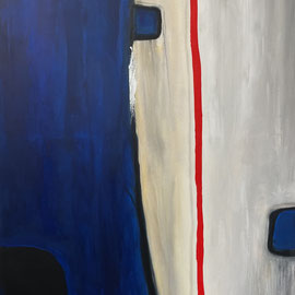 Filo Rosso VI 120 x 80 x 2 cm - verkauft