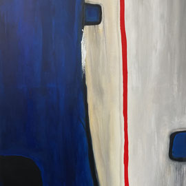 Filo Rosso VI 120 x 80 x 2 cm - verkauft