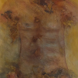 Torso maschile I 80 x 60 x 4 cm