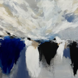 Cambiamento VIII 80 x 100 x 2 cm - verkauft