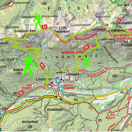 Wanderung bei Schloß Linderhof - Ammergauer Alpen