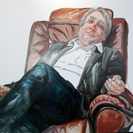 Olga_Wiedenhöft "Andreas Kriegenburg"   120 cm x 130 cm, Ölfarbe auf Leinwand, 2016  Abc-Westside-Galerie 