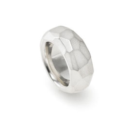 "Facette" Ring : Sterlingsilber