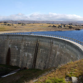 Staudamm eds Poolburn Reservoirs
