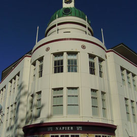 Art Deco Gebäude in Napier