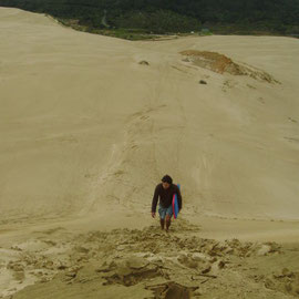 Martin in den Sand Dunes