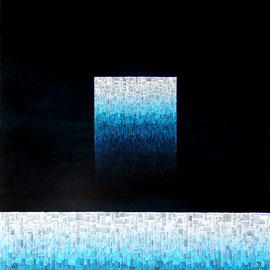 EMERGENCE 1   40 x 40   cm acrylique sur toile
