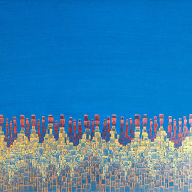 ID 7   60 x 40 cm   acrylique sur carton