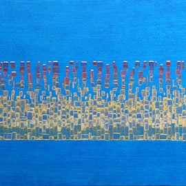 ID 5   43 x 24 cm   acrylique sur carton