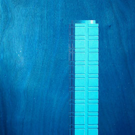 DATA CENTER  61 x 123 cm  acrylique sur bois