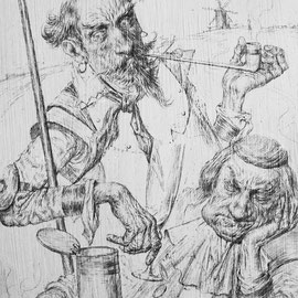 Abenteuerpause (Bleistift 20x35 2003)