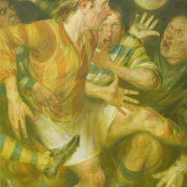 Tormoment (Öl auf Leinwand 50x70 2006)