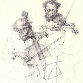 Duett (Bleistift 20x30 1997)