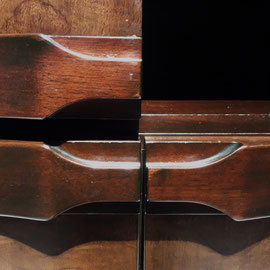 Franz Xaver Sproll  Storage / Cabinet by Sproll Cabinetmaker  Particle Board, Rosewood, Burl Walnut Veneer,  Bern, Switzerland, ca.1960 PN.Modern