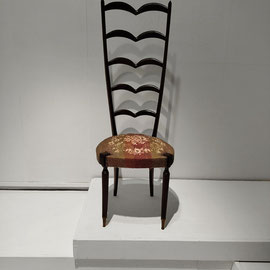 Paolo Buffa Chiavari Mahoganny Side Chair, Italy, 1950s - PN.Modern pnmodern