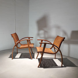 Erich Dieckmann Pair of Bauhaus Beechwood Armchair for Galenka, Germany, 1933 - PN.Moder pnmodern