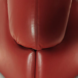 Alberto Rosselli Confidential Leather Lounge Chair, Saporiti Italia, Italy, 1970s - PN.Modern pnmodern