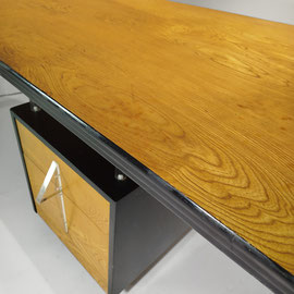 Italian Rationalism Retro-Futurism Writing Desk, Italy, 1940s - PN.Modern pnmodern