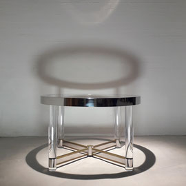 Sandro Petti Dining table for L´Angolo Metallarte Roma, Italy, 1970s