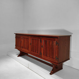 Italian Cabinetmaker Modern-Rustic Oak Sideboard, Italy, 1960s - PN.modern pnmodern.com