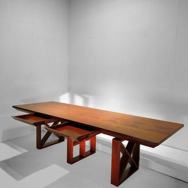 Luca Scacchetti Collezione Le Piazze Long Dining Table with Drawers for Sellaro Arredamenti, Italy, 1987 - PN.Modern pnmodern.com