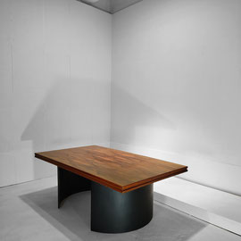 Brazilian Cabinetmaker Brutalist Jacaranda Centre Table, c.1970 - PN.Modern pnmodern.com