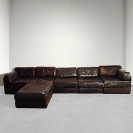 De Sede DS-76 Set of Seven Dark Brown Bed Sofa, Switzerland, 1969 - PN.Modern pnmodern.com