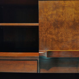 Franz Xaver Sproll, Storage Cabinet, Mahogany, Burl Walnut, Rosewood, Switzerland, Circa, 1960 PN.Modern pnmodern