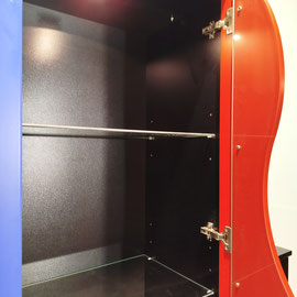 German Postmodern Bar-Cabinet, Permanent Exhibion at Meisterhaus Muche Schlemmer, Bauhaus Dessau - PN.Modern pnmodern