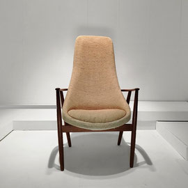 Ib Kofod Larsen Reading Chair, Qvadrat Fabric, Denmark, 1940s - PN.Modern pnmodern
