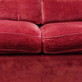 Italian Rationalist  Made-to-Measure Linen Velvet Sofa PN.Modern