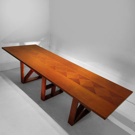 Luca Scacchetti Collezione Le Piazze Long Dining Table with Drawers for Sellaro Arredamenti, Italy, 1987 - PN.Modern pnmodern.com