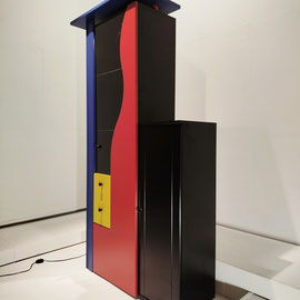 German Postmodern Bar-Cabinet, Permanent Exhibion at Meisterhaus Muche Schlemmer, Bauhaus Dessau - PN.Modern pnmodern