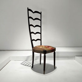 Paolo Buffa Chiavari Mahoganny Side Chair, Italy, 1950s - PN.Modern pnmodern