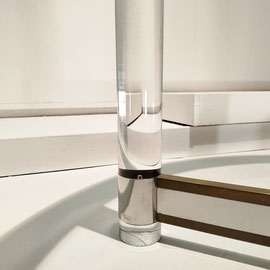 Sandro Petti Dining table for L´Angolo Metallarte Roma, Italy, 1970s