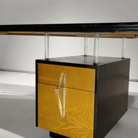 Italian Rationalism Retro-Futurism Writing Desk, Italy, 1940s - PN.Modern pnmodern