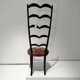 Paolo Buffa Chiavari Mahoganny Side Chair, Italy, 1950s - PN.Modern pnmodern