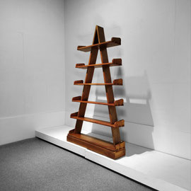 HKM Cabinetmakers Solid Waxed Oak Shelving, Book case, Room Divider, France, c.1970 - PN.Modern pnmodern.com