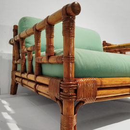 Vivai del Sud Set of Chairs and Ottoman From The Ming Series, Designed by Colin Marrow, Roma, Italy 1974 - PN.Modern pnmodern.com