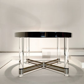 Sandro Petti Dining table for L´Angolo Metallarte Roma, Italy, 1970s