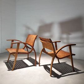 Erich Dieckmann Pair of Bauhaus Beechwood Armchair for Galenka, Germany, 1933 - PN.Modern pnmodern