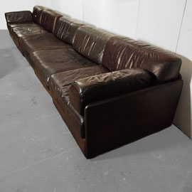 De Sede DS-76 Set of Seven Dark Brown Bed Sofa, Switzerland, 1969 - PN.Modern pnmodern.com